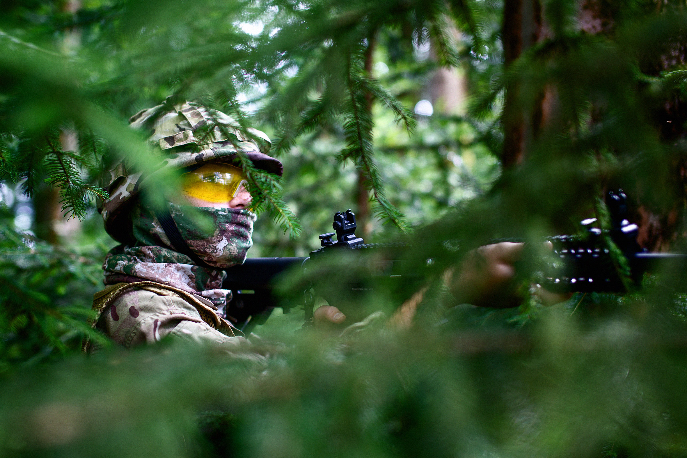 Z Airsoft akce Vojenské akademie